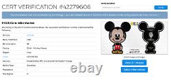 Mickey Mouse Chibi 1oz Silver Coin PCGS PR70DCAM POP 3 Limited In Hand