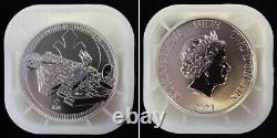 Mint Sealed Tube 25 2021 Niue Star Wars Millennium Falcon 1 Oz Silver Coin Roll