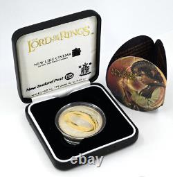 NEW ZEALAND $1 2003 Silver Proof'Lord of the Rings The Ring of Power