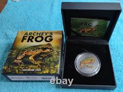 NEW ZEALAND $5 2022 SILVER 2 OZ Archey's Frog Only 350 Count