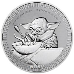 NGC MS69 1st RELEASES 2022 $2 NIUE SILVER MANDALORIAN GROGU THE CHILD STAR WARS