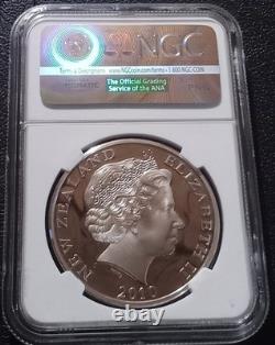 NGC PF69 1.5k Mint TITANOSAURUS 2010 New Zealand $1, 1oz. 999 Silver