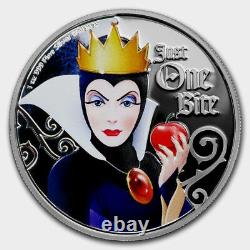 NIue 2018 1 OZ Silver Proof Coin- Disney Villains Evil Queen
