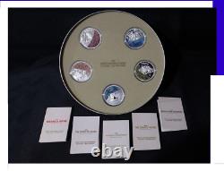 NZ WW1 (1914-1918) 5 Year Silver Proof Coin Set! Scarce