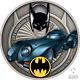New! 2021 Batman 1997 Batmobile Antiqued 1 Oz. 999 Silver Coin Coa & Ogp
