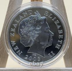 New Zealand 1 Dollar 2003 Silver 925 Proof Lord of the Rings Aragorns Coronation