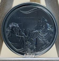New Zealand 1 Dollar 2003 Silver 925 Proof Lord of the Rings Aragorns Coronation