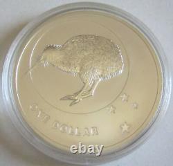 New Zealand 1 Dollar 2010 Kiwi 1 Oz Silver