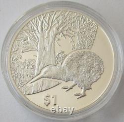 New Zealand 1 Dollar 2013 Kiwi 1 Oz Silver Proof