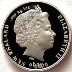 New Zealand 1 Dollar 2020 Silver 999 Proof 1 Oz, Chatham Crested Penguin Rare 750