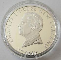 New Zealand 1 Dollar 2026 Kiwi 1 Oz Silver Proof