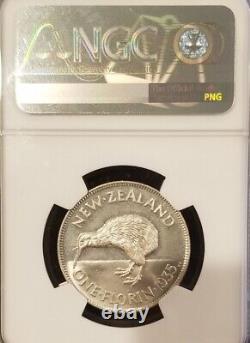 New Zealand 1935 Florin Extremely Rare Gem Proof NGC Pf 66 Mintage 364 coins