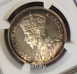 New Zealand 1935 HalfCrown Superb Gem Cameo Proof NGC PF67 Best LV