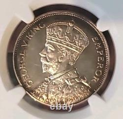 New Zealand 1935 HalfCrown Superb Gem Cameo Proof NGC PF67 Best LV