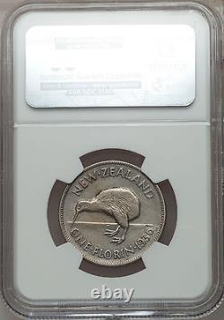 New Zealand 1936 Florin NGC XF45 Rare Key Date silver coin