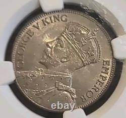 New Zealand 1936 Florin Superb Gem BU RARE KeyDate Low Mtg 160k NGC 63PQ LV