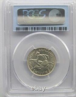 New Zealand 1937 Shilling, PCGS MS65, None Graded Higher, Silver, Low Mintage