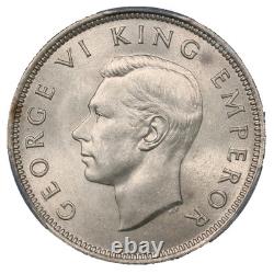New Zealand, 1941 George VI Florin. PCGS MS 63. 820,000 Mintage