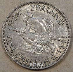 New Zealand 1941 Shilling XF