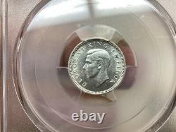 New Zealand 1942 3 Pence 1 Dot PCGS AU58 Key Date Variety