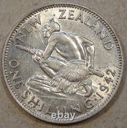 New Zealand 1942 Shilling XF