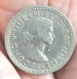 New Zealand 1956 NSF 3 Pence, No Strap, Choice AU, Luster, Sharp Detail Rare