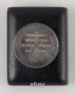 New Zealand 1967 Numismatic Society Of Auckland Silver Medal
