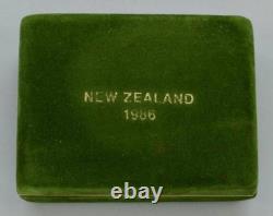 New Zealand 1986 Silver Dollar Proof Coin Kakapo