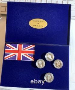 New Zealand 1998 Silver Proof Coin Set Pride In New Zealand