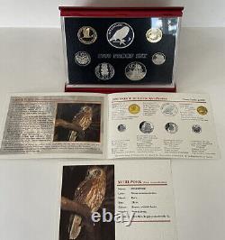 New Zealand 1999 Silver Proof Coins Set - Morepork Owl