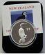 New Zealand -2000 Silver Proof 5 Dollars Coin- Cormorant Bird! Rare