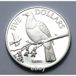 New Zealand 2001 Silver Proof Coin- KERERU PIGEON