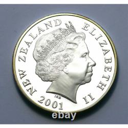 New Zealand 2001 Silver Proof Coin- KERERU PIGEON