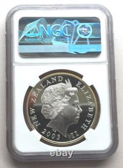 New Zealand 2003 Lord of the Rings Dollar NGC PF69 Silver Coin, Proof