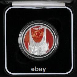 New Zealand 2003 Lord of the Rings Eye of Sauron $1 Coloured Silver Proof Coin