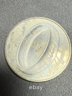 New Zealand 2003 Silver Proof Coin- Lord of The Rings 999 Ring Of Power Coin