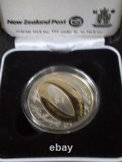 New Zealand 2003 Sterling Silver Proof Coin- Gilded Lord of The Rings