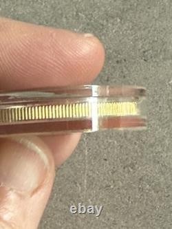 New Zealand 2003 Sterling Silver Proof Coin- Gilded Lord of The Rings