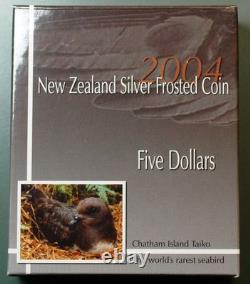 New Zealand 2004 Silver Proof Coin- Chatham Island Taiko! Mintage 1,300