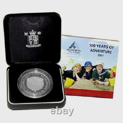 New Zealand -2007- 1 OZ Silver Proof Coin- Centenary of World Scouting