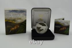 New Zealand 2007 Silver Dollar Proof Coin Great Spotted Kiwi