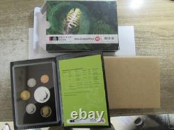 New Zealand 2009 Proof Set Kakapo theme Box and 6 coins with Large Silver