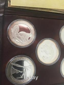 New Zealand 2010- Uncirculated Silver Coin Set Five Ancient Reptiles