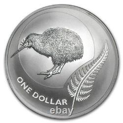 New Zealand 2011 1 OZ Silver Coin- Kiwi Coins Kiwi Fern
