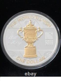 New Zealand 2011- 1 OZ Silver Proof Coin- Rugby World Cup New Zealand