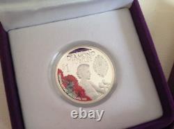 New Zealand 2012 1 OZ Silver Proof Coin- Queen E II DIAMOND JUBILEE