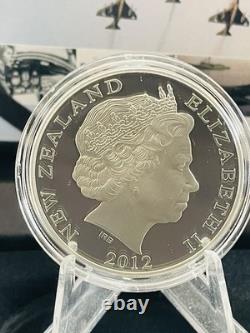 New Zealand 2012- 75 Years of the RNZAF- 1oz Silver Proof Coin