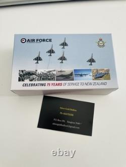 New Zealand 2012- 75 Years of the RNZAF- 1oz Silver Proof Coin