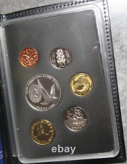 New Zealand 2012 Annual Proof Set inc Fairy Tern silver 5 Five Dollar Coin