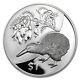 New Zealand 2012 Kiwi & Kowhai Flower 1 Oz Silver Proof $1 Coin In Ogp